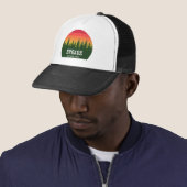 Broads Nationaal Park Rainbow Trees Trucker Pet (In situ)