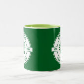 Broads Nationaal Park Sun Trees Tweekleurige Koffiemok (Center)