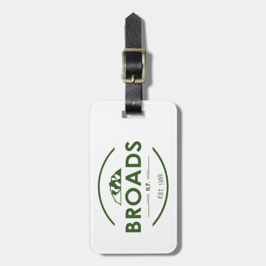 Broads National Park Bagagelabel (Voorkant verticaal)