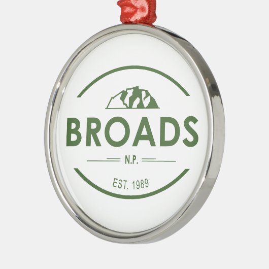 Broads National Park Metalen Ornament (Links)