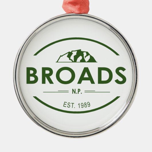 Broads National Park Metalen Ornament (Voorkant)
