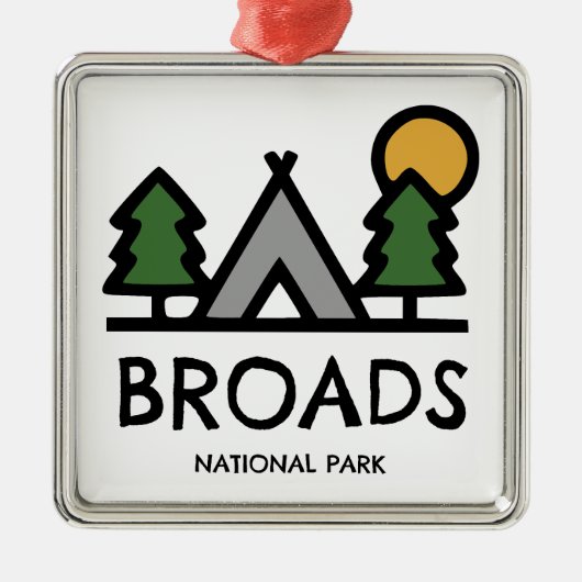 Broads National Park Metalen Ornament (Voorkant)