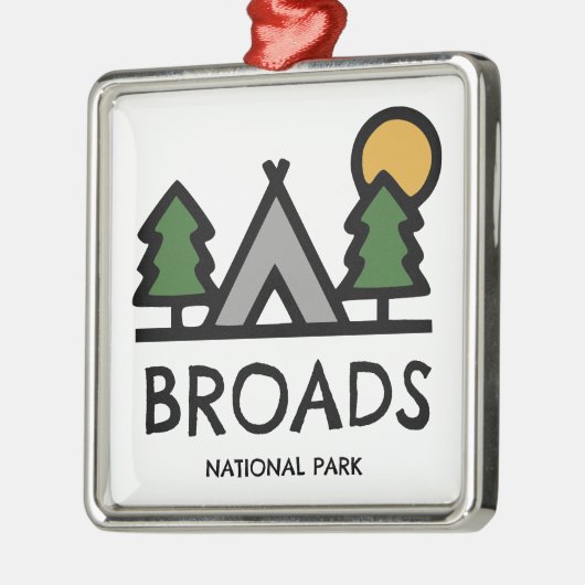 Broads National Park Metalen Ornament (Links)