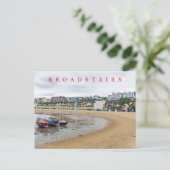 Broadstairs Viking Bay uitzicht ansichtkaart Briefkaart (Staand voorkant)