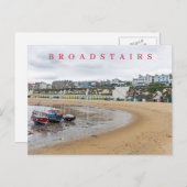 Broadstairs Viking Bay uitzicht ansichtkaart Briefkaart (Voorkant / Achterkant)