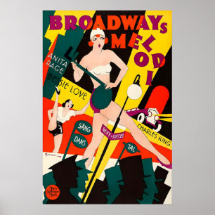 Broadway 1929 Film POSTER PRINT A5-A1 20s Klassiek
