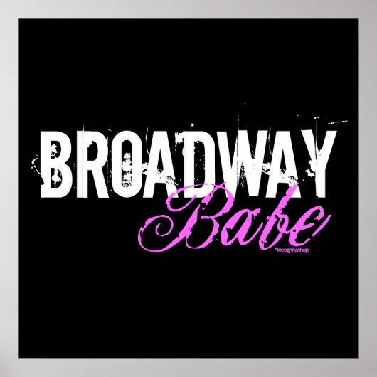 Broadway Babe Poster (Voorkant)