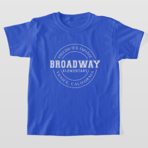 Broadway basisschool kinder ronde logo shirt