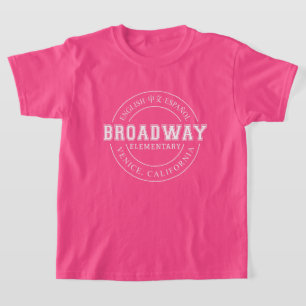 Broadway basisschool kinder ronde logo shirt