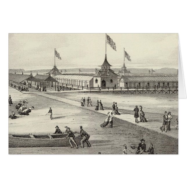 Broadway Bathing Ground, Ocean Grove, NJ (Voorkant Horizontaal)