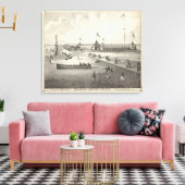 Broadway Bathing Ground, Ocean Grove, NJ Canvas Afdruk (Insitu (Woonkamer))