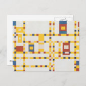 Broadway Boogie Woogie Briefkaart (Voorkant / Achterkant)