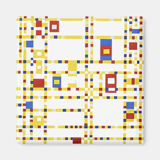 Broadway Boogie Woogie Magneet (Voorkant)