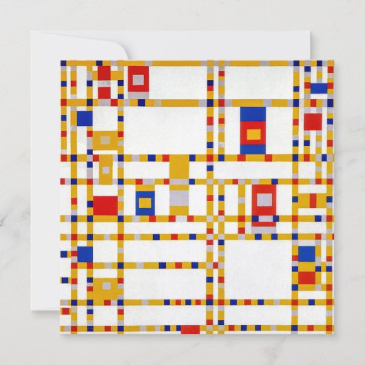 Broadway Boogie Woogie | Piet Mondrian | (Voorkant)