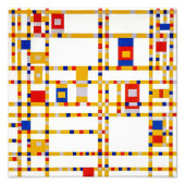 Broadway Boogie Woogie | Piet Mondrian | Foto Afdruk (Voorkant)