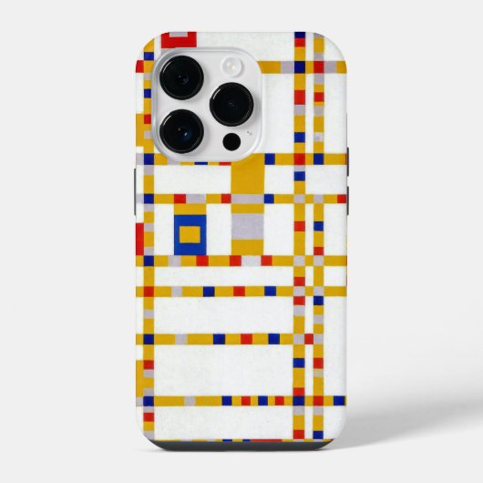 Broadway Boogie Woogie | Piet Mondrian | iPhone Hoesje (Achterkant)