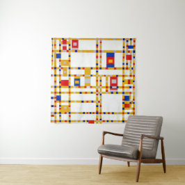 Broadway Boogie Woogie | Piet Mondrian | Wandkleed