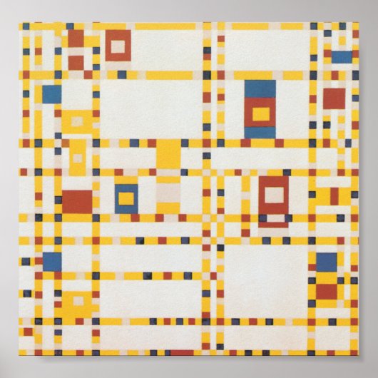 Broadway Boogie Woogie Poster (Voorkant)