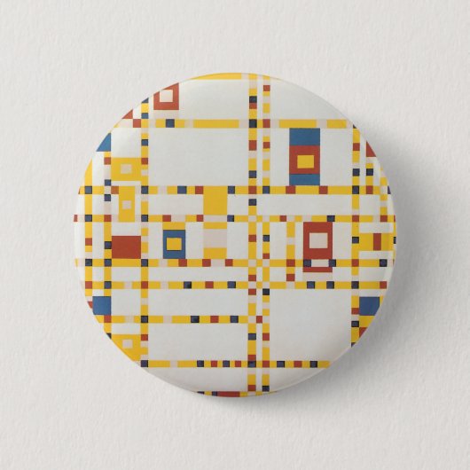 Broadway Boogie Woogie Ronde Button 5,7 Cm (Voorkant)