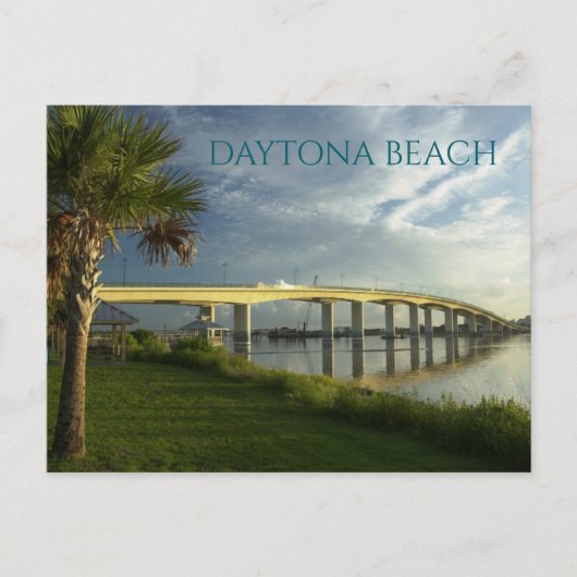 Broadway Bridge, Halifax River, Daytona Beach, FL Briefkaart (Voorkant)