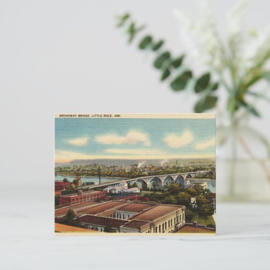 Broadway Bridge, Little Rock, Arkansas Briefkaart (Staand voorkant)