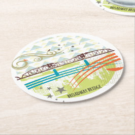 Broadway Bridge Portland Onderzetter