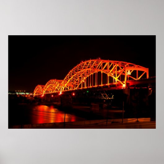 Broadway Bridge via Buck Cash Poster (Voorkant)