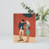 Broadway Bus Stop Briefkaart (Staand voorkant)