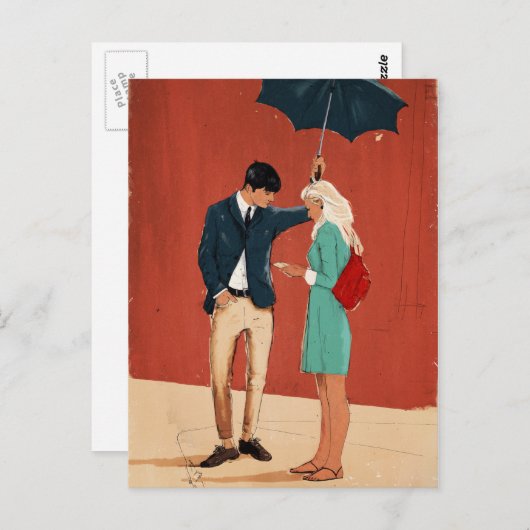 Broadway Bus Stop Briefkaart (Voorkant / Achterkant)