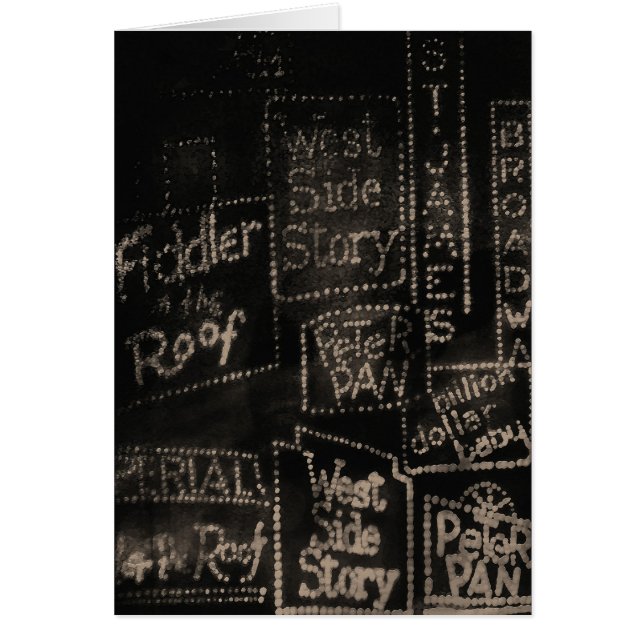 Broadway ~ Card (Voorkant)