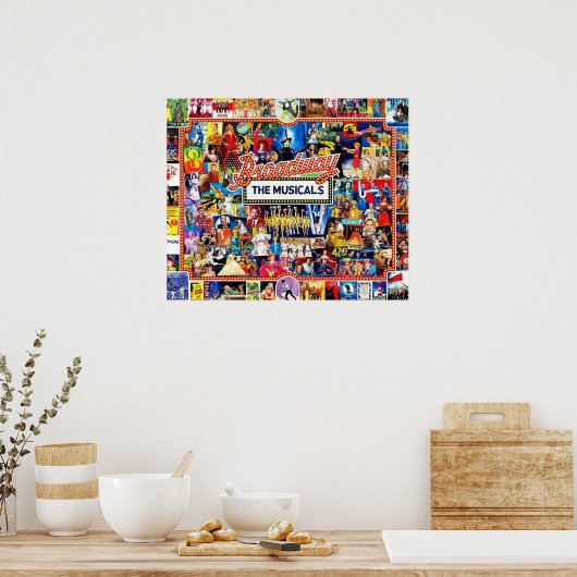 Broadway Collage Poster (Keuken)