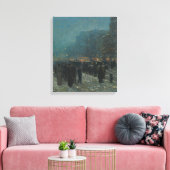 Broadway en 42nd Street Canvas Afdruk (Insitu (Woonkamer))