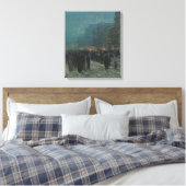 Broadway en 42nd Street Canvas Afdruk (Insitu (Slaapkamer))