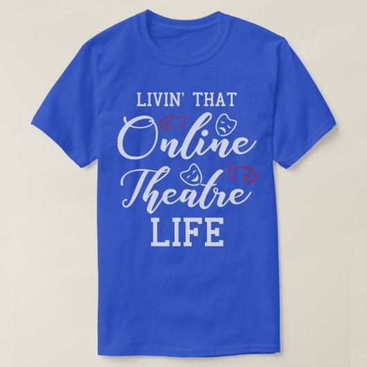 Broadway Face Mask for Theater Lovers 1 T-shirt (Design voorkant)