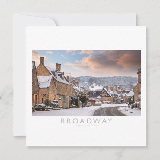 Broadway Feestdagenkaart (Voorkant)