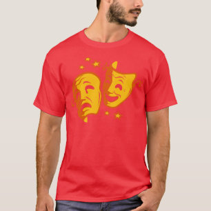 Broadway Gezichtsmasker Theater Gift T-shirt