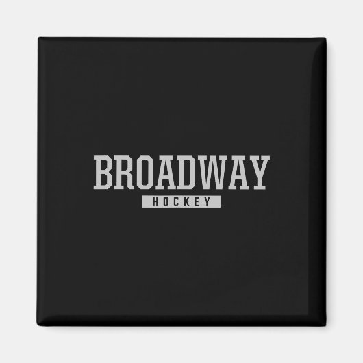 Broadway High School ijshockey  Magneet (Voorkant)
