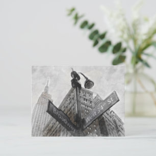 Broadway-hoekteken Briefkaart