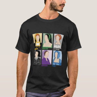Broadway Island Zes Oude School Koninginnen Blauw  T-shirt