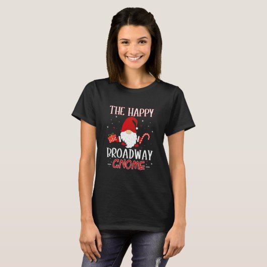 Broadway-kerstkostuum T-shirt (Voorkant volledig)