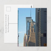 Broadway Manhattan New York City Briefkaart (Voorkant / Achterkant)