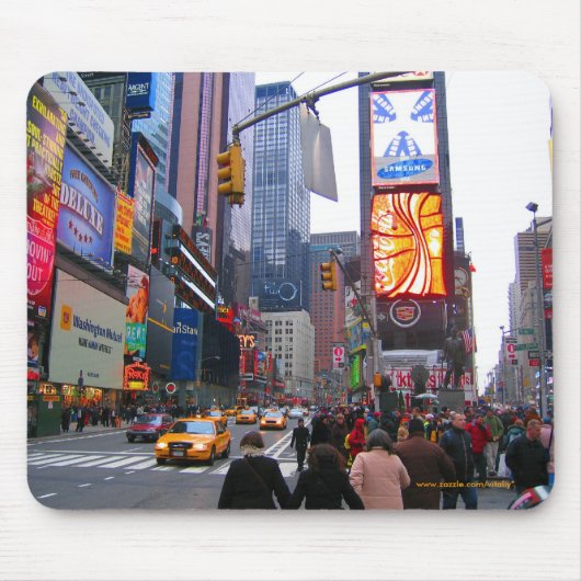 Broadway, Manhattan, New York City mousepad Muismat (Voorkant)
