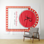 BROADWAY MARQUEE Bat Mitzvah Fotohokje Achtergrond Wandkleed (In Situ (horizontaal))