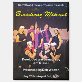 Broadway Miscast Poster Magnet (Voorkant)