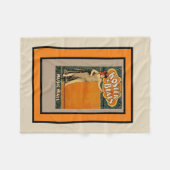  Broadway Music Hall-advertentie Fleece Deken (Voorkant (Horizontaal))