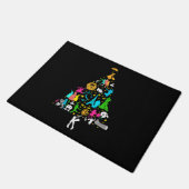Broadway Musical Theater kerstboom Funny Xmas Deurmat (Schuin)