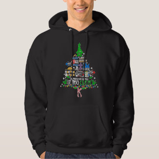Broadway Musical Theater kerstboom Funny Xmas Hoodie