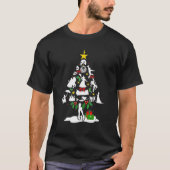 Broadway Musical Theater kerstboom Funny Xmas T-shirt (Voorkant)