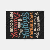 Broadway Musical Theater Nerd Theatre Geek Drama L Fleece Deken (Voorkant (Horizontaal))