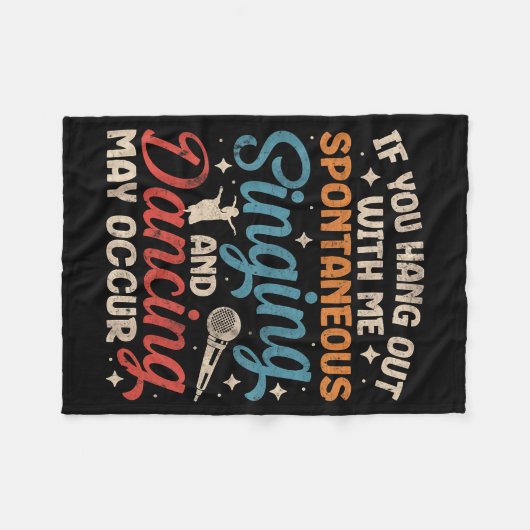 Broadway Musical Theater Nerd Theatre Geek Drama L Fleece Deken (Voorkant (Horizontaal))